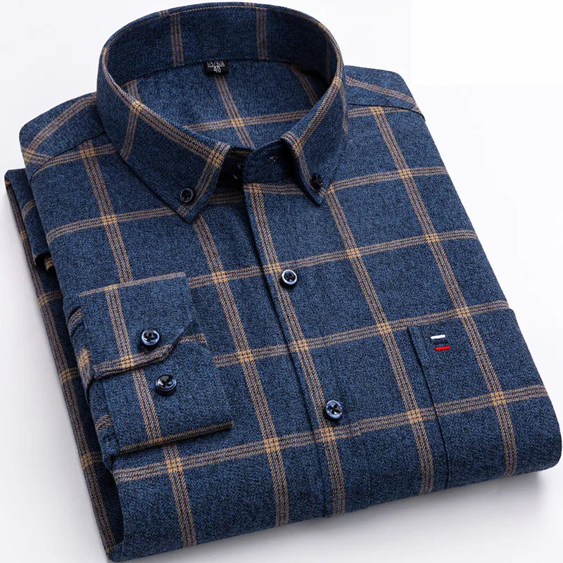 Louis – Camisa de cuadros de algodón