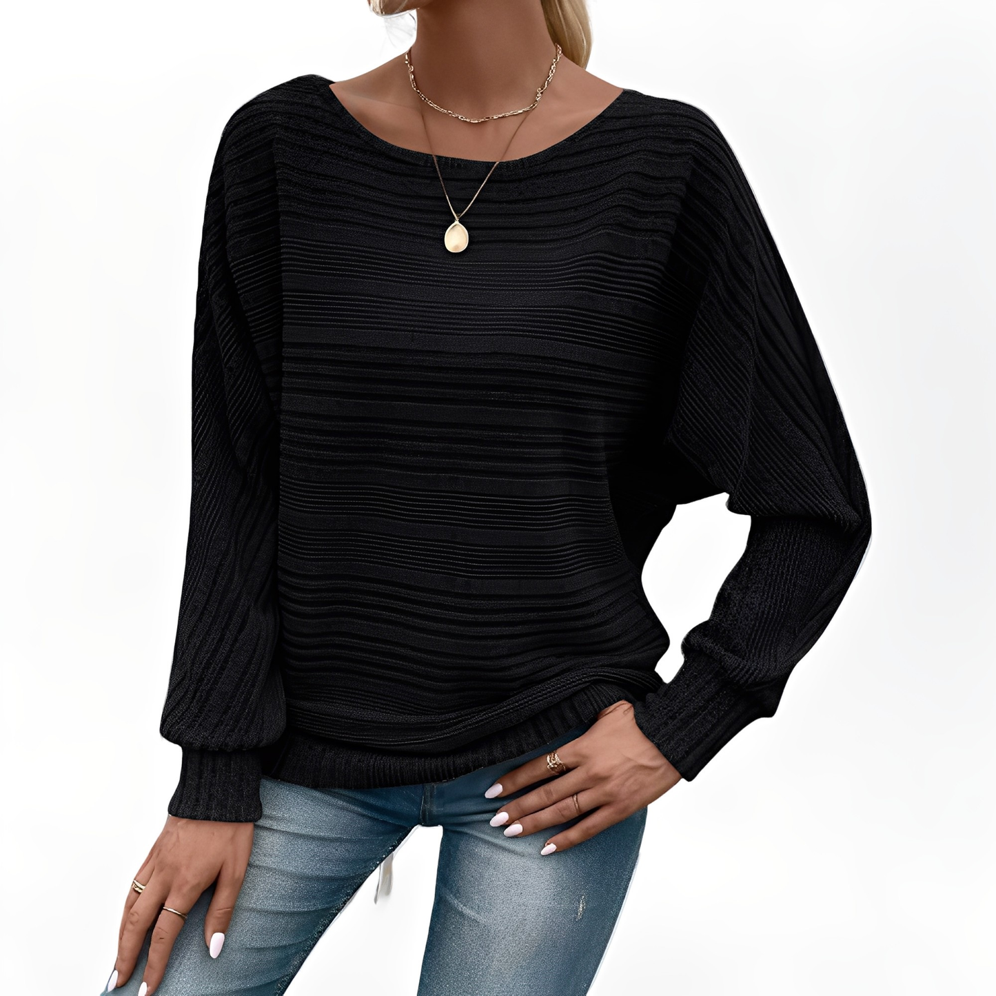 Eleanore - Jersey ancho a rayas para mujer