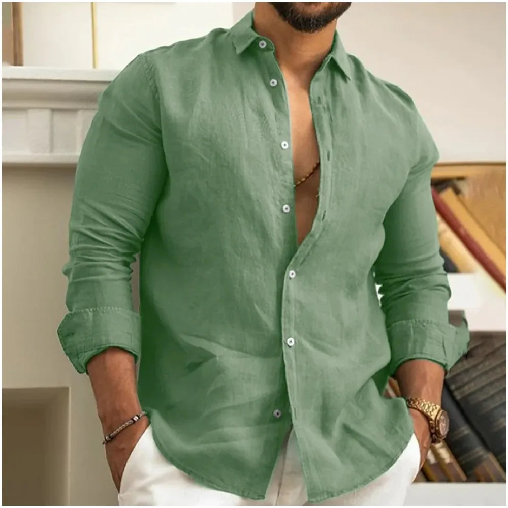 Ronie – Camisa de Lino Transpirable