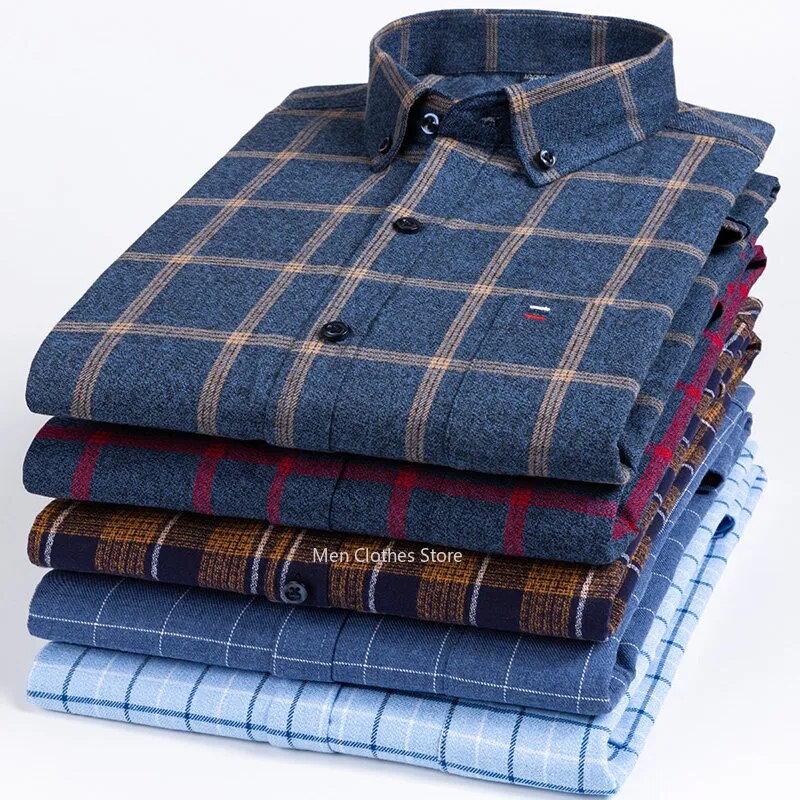 Louis – Camisa de cuadros de algodón