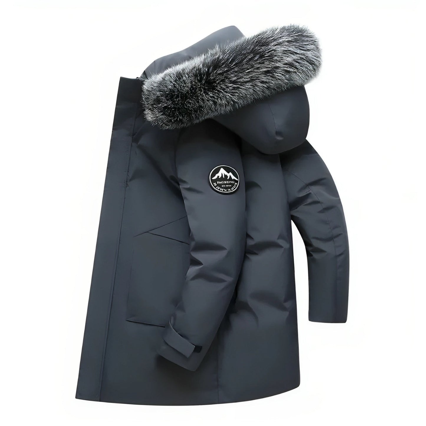 Aik – Chaqueta de invierno con capucha de piel