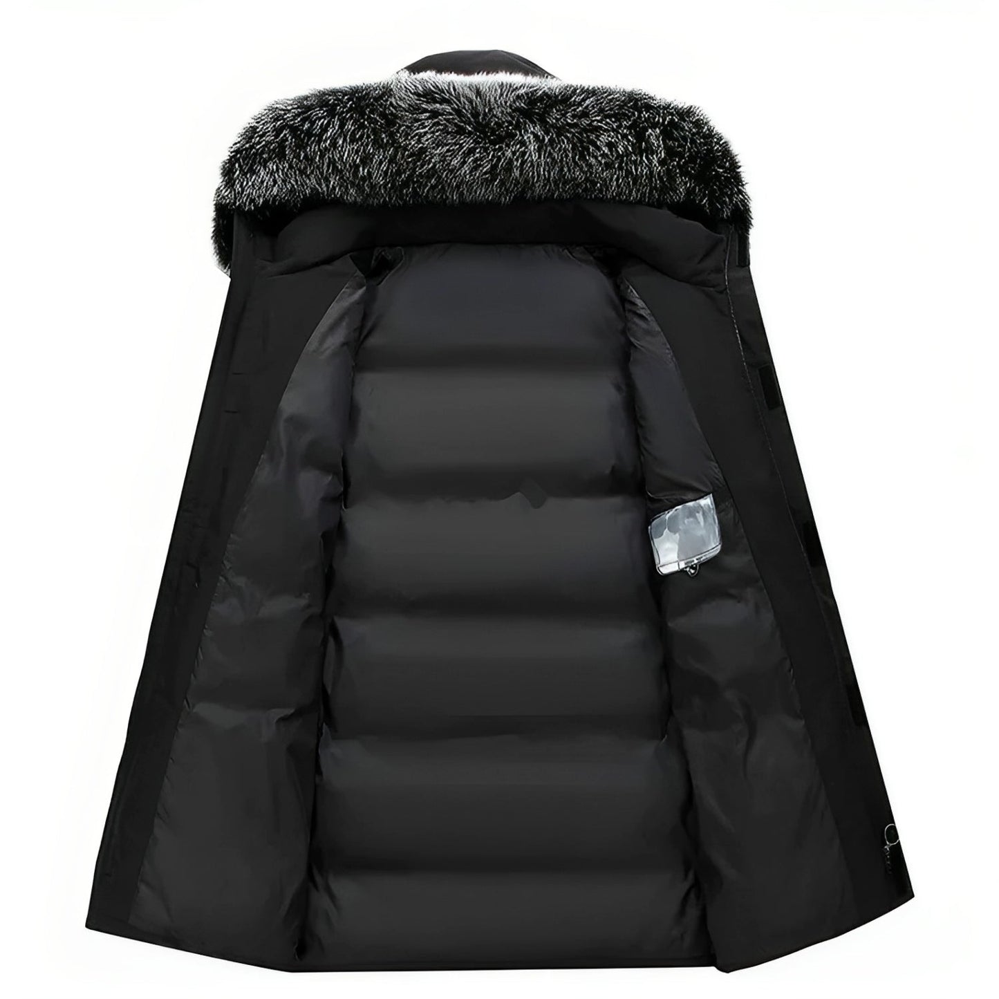 Aik – Chaqueta de invierno con capucha de piel