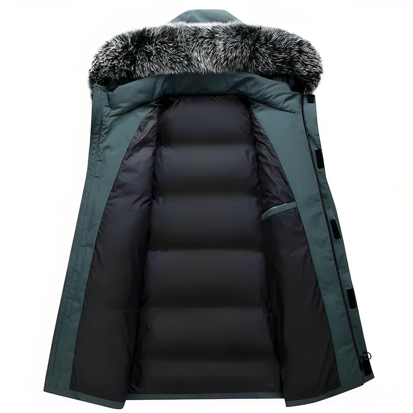 Aik – Chaqueta de invierno con capucha de piel