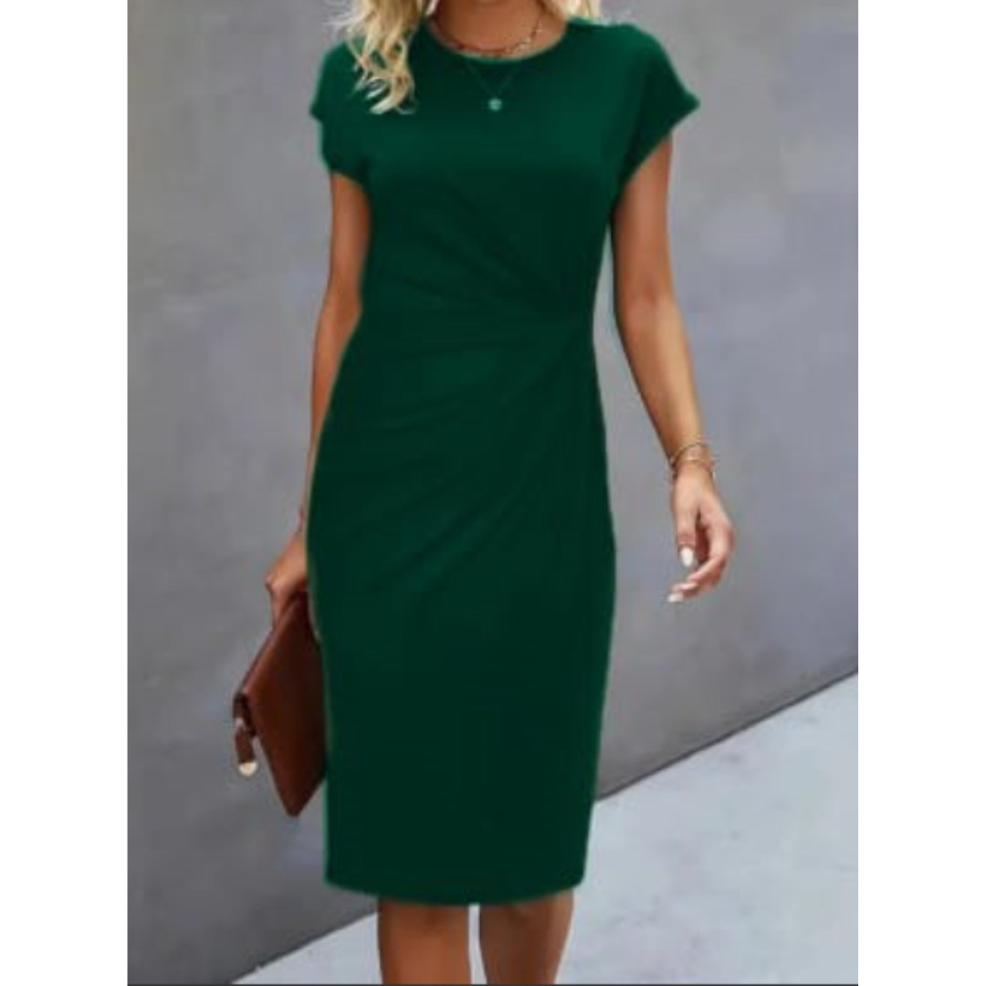 Elina – Vestido formal de mujer con mangas cortas