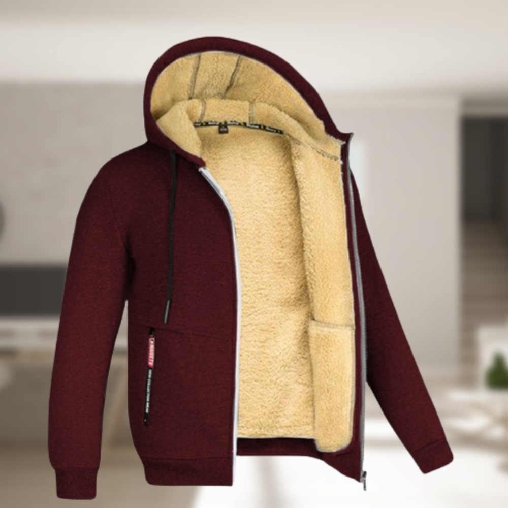Andrew – Abrigo invernal con capucha y polar