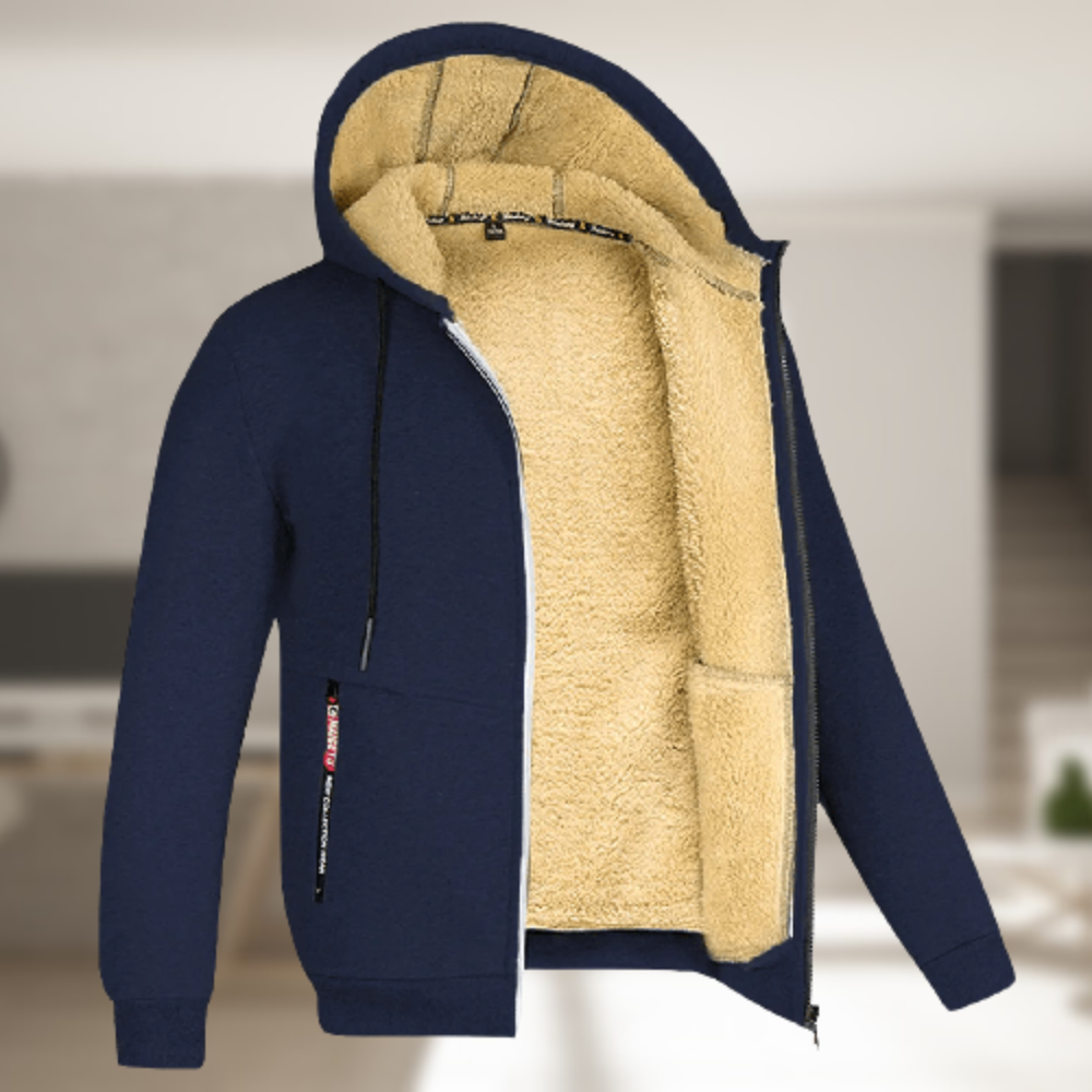 Andrew – Abrigo invernal con capucha y polar