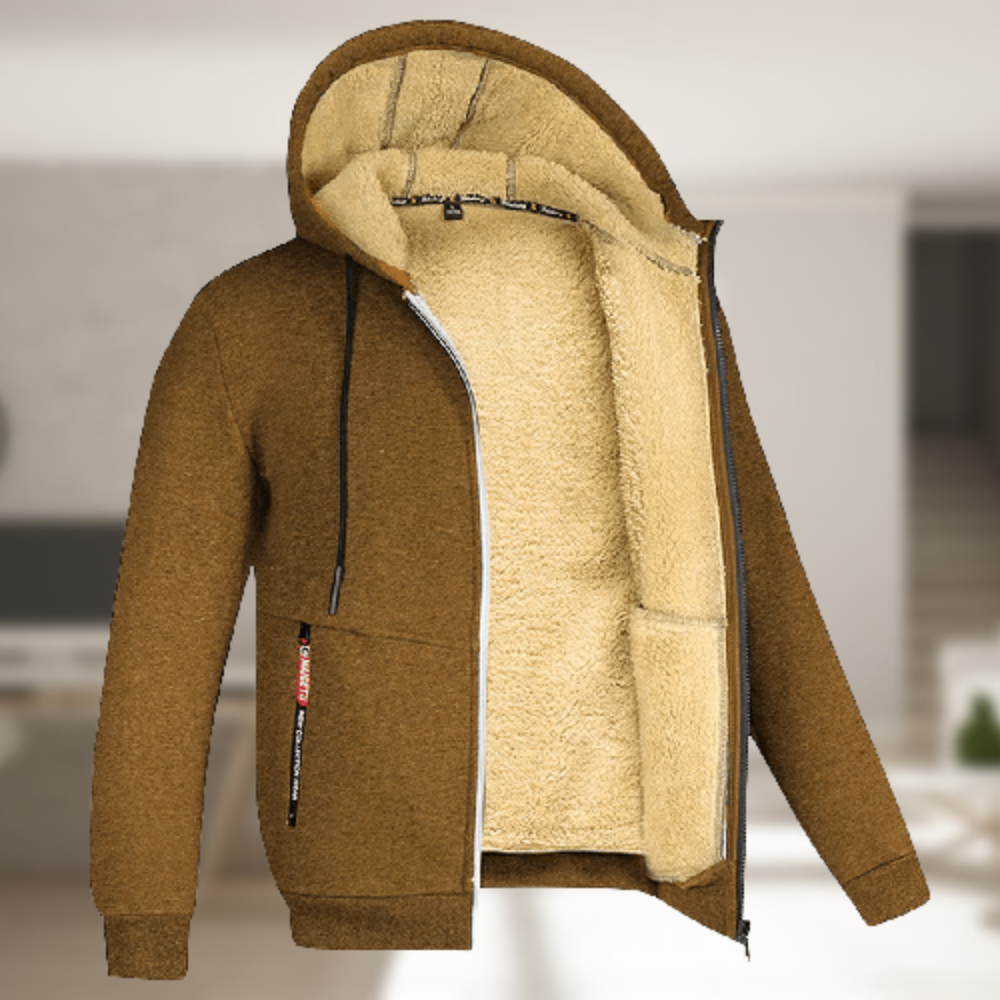 Andrew – Abrigo invernal con capucha y polar