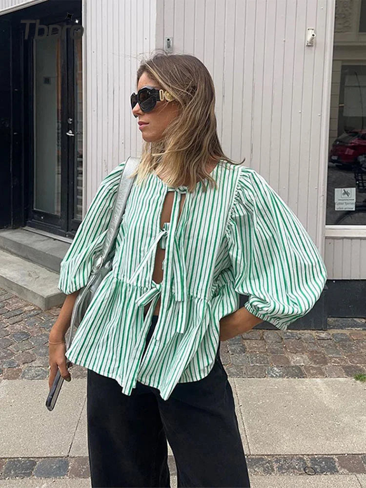 Marta – Blusa a Rayas