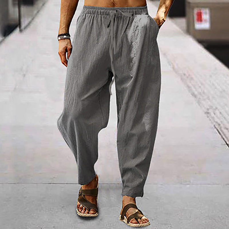 Titus – Ligero Pantalón de Playa de Algodón-Lino