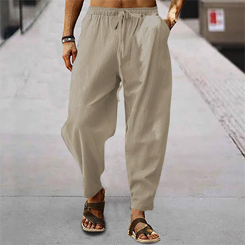 Titus – Ligero Pantalón de Playa de Algodón-Lino