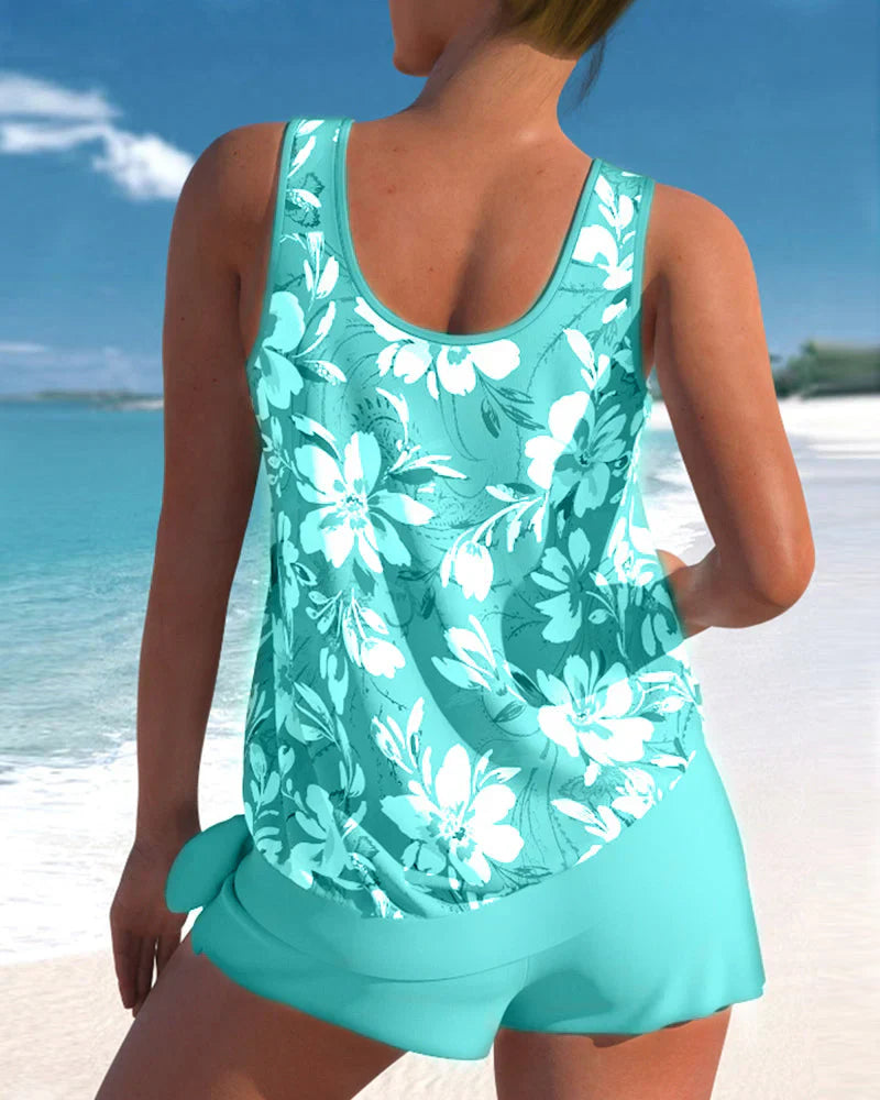Mira – Conjunto de Tankini de Dos Piezas para el Verano