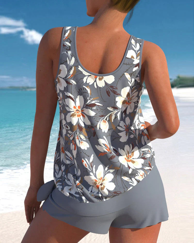 Mira – Conjunto de Tankini de Dos Piezas para el Verano