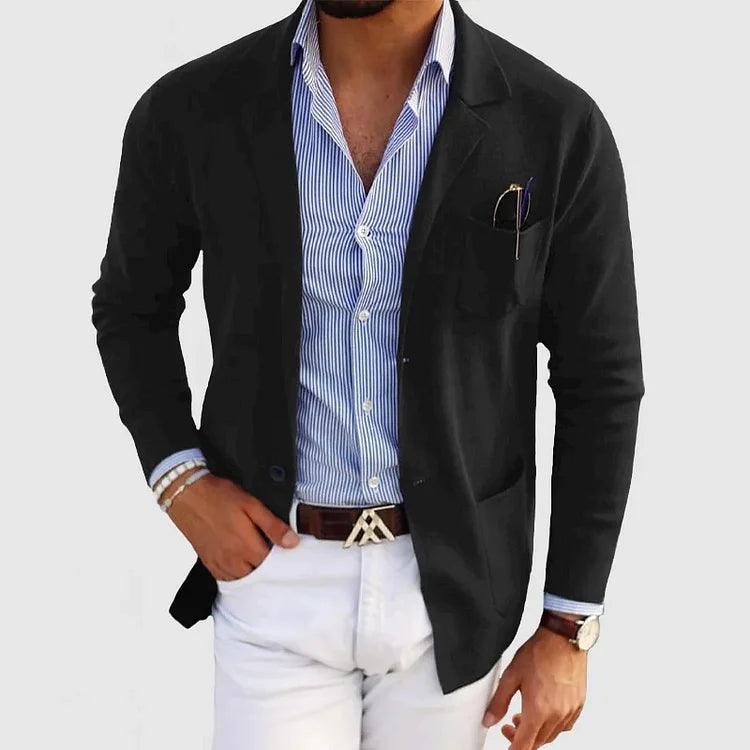 Noah – Elegante Blazer con Bolsillos para Hombres