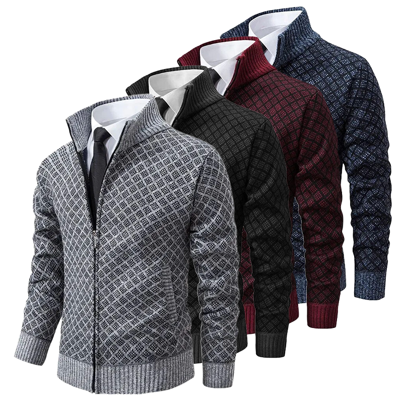Jeff – Cardigan Sofisticado para Hombre