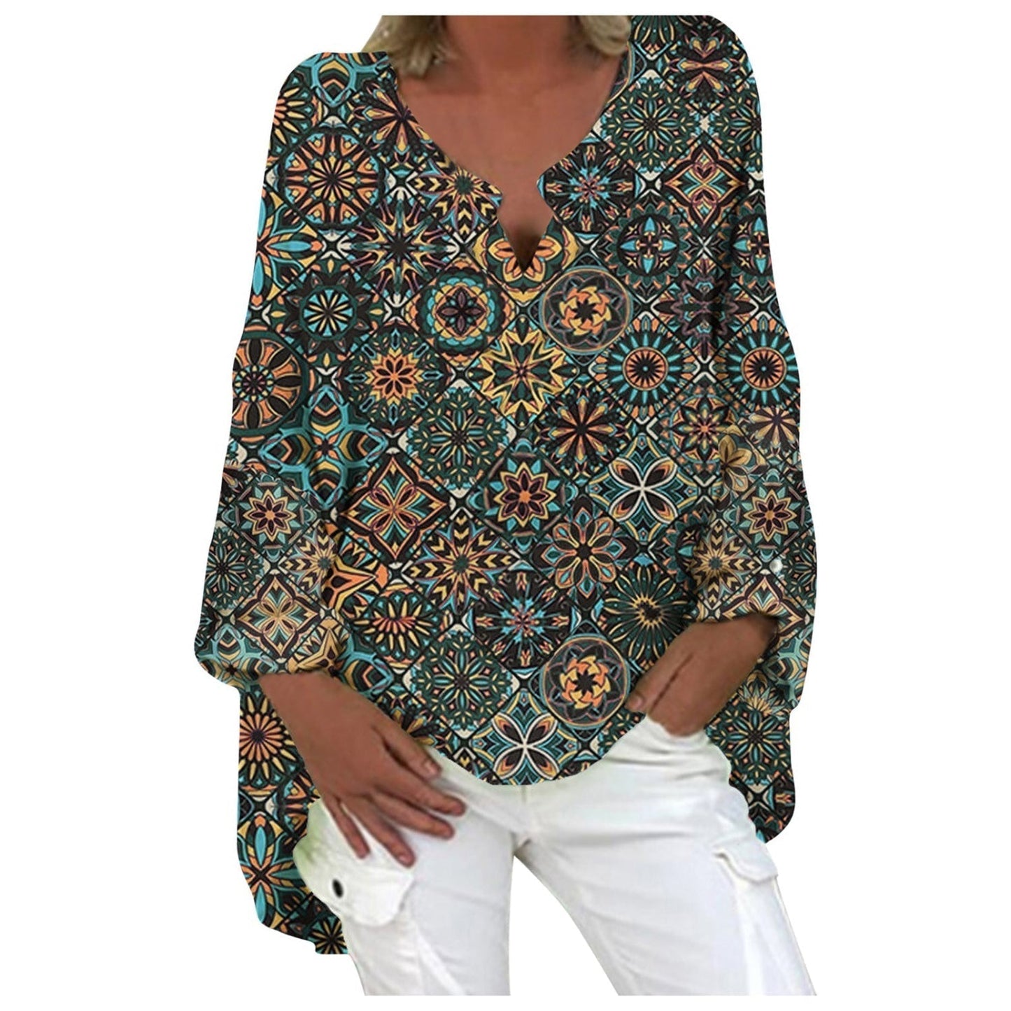 Mia – Blusa de Lino Formal