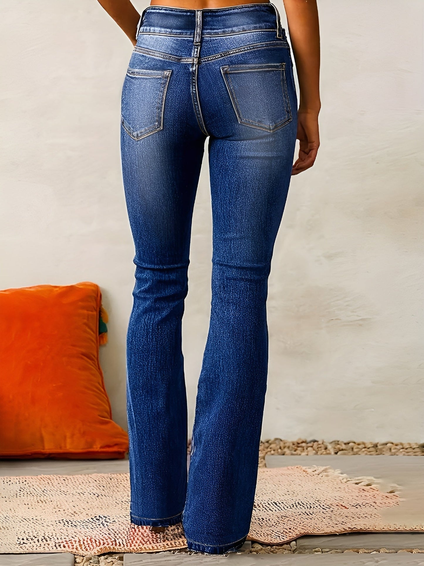 Neely - Jeans altos casuales para mujeres