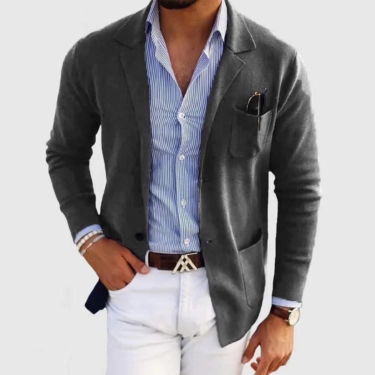 Noah – Elegante Blazer con Bolsillos para Hombres
