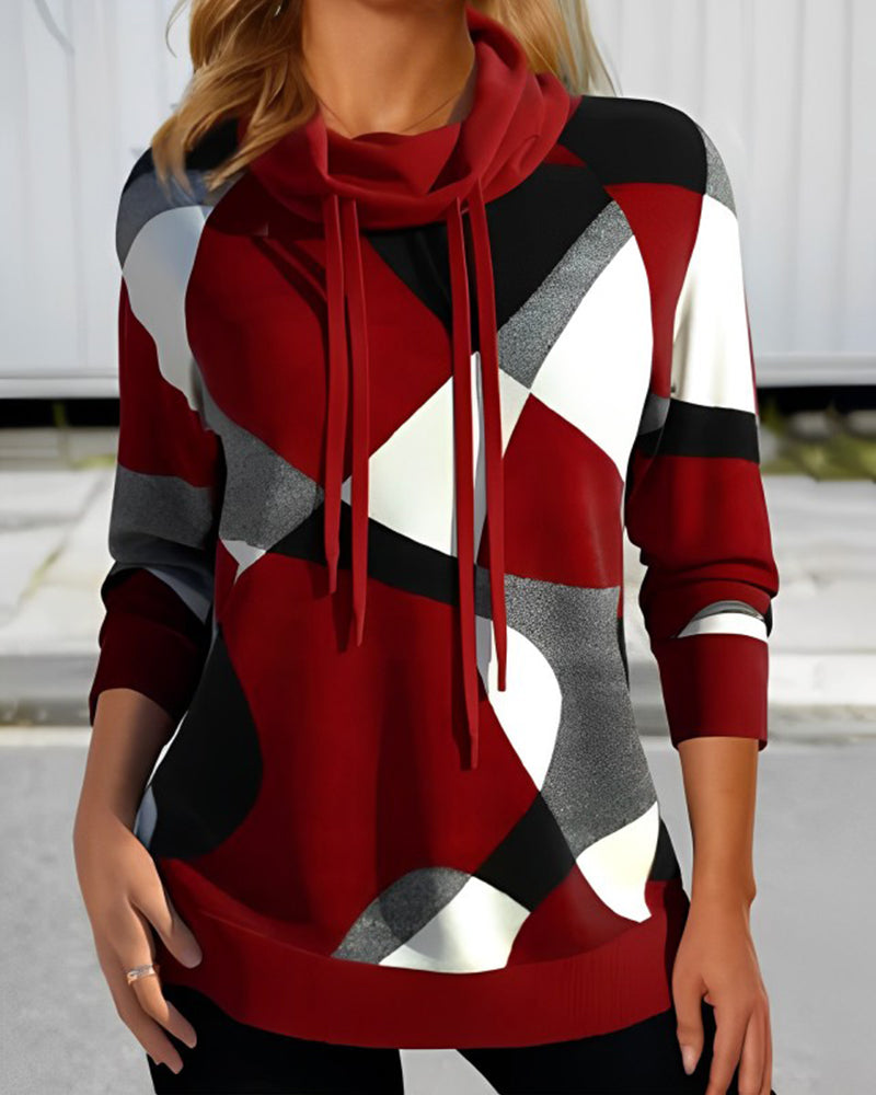 Gabrielle - Sudadera casual con bloques de color para mujeres