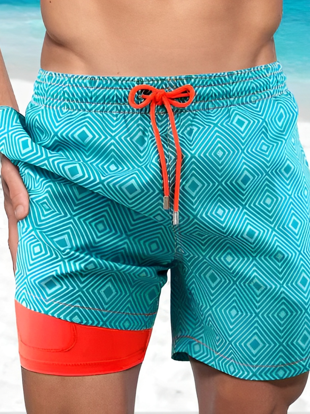 Noah – Pantalones cortos de baño de compresión de secado rápido