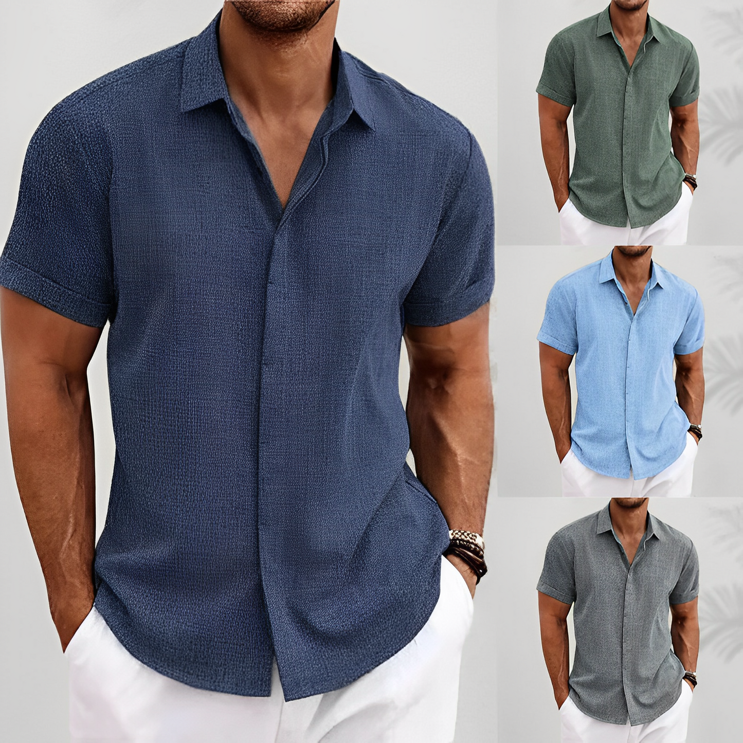 Henrik – Camisa de Hombre con Botones