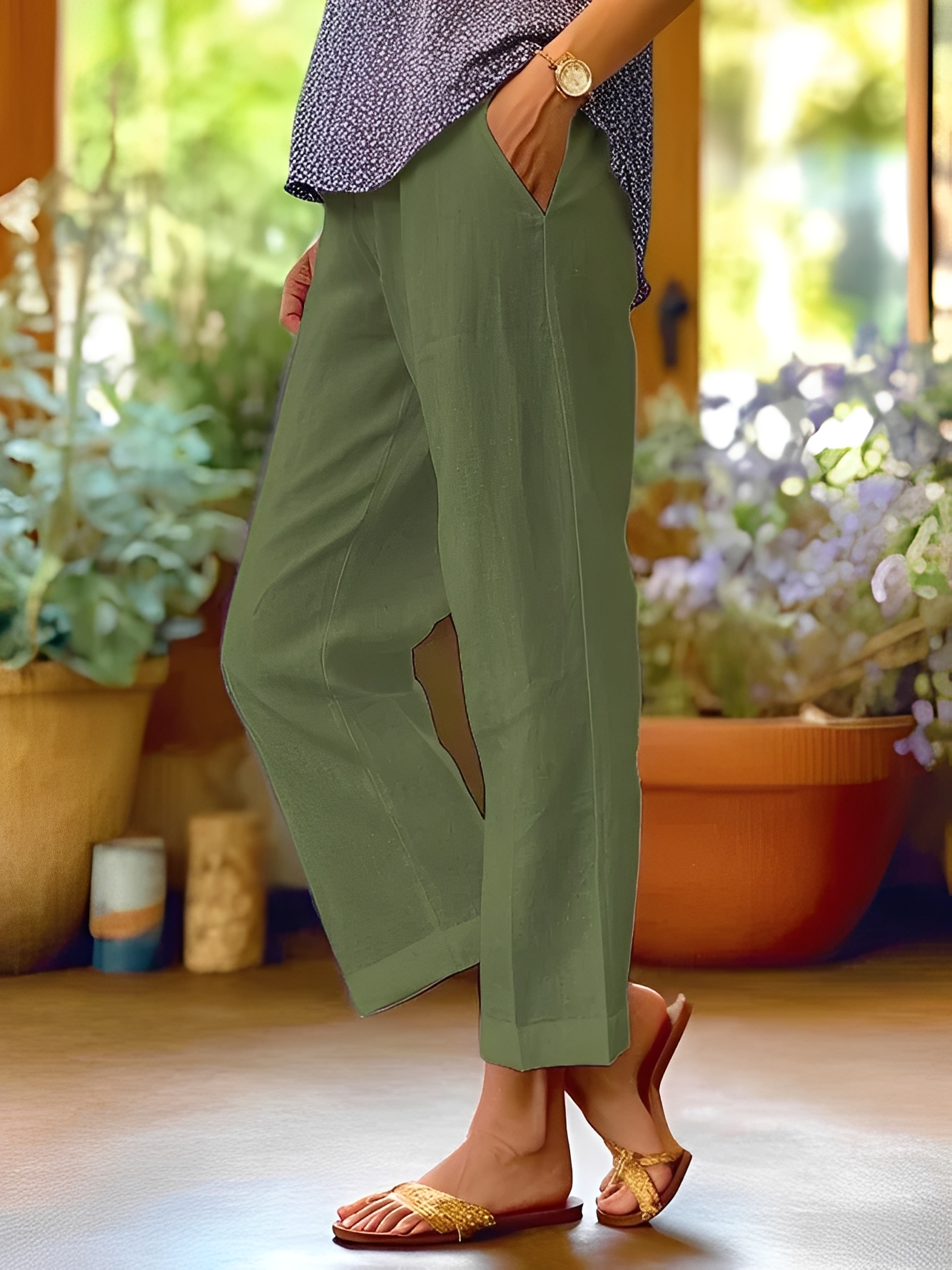 Oona – Ligero Pantalón de Lino para el Verano
