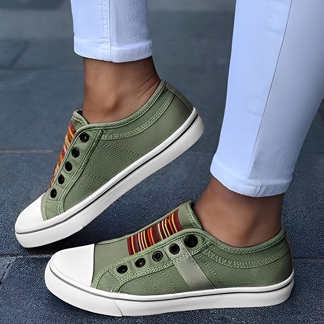 Delphia - Zapatillas de Tela Informales para Mujer