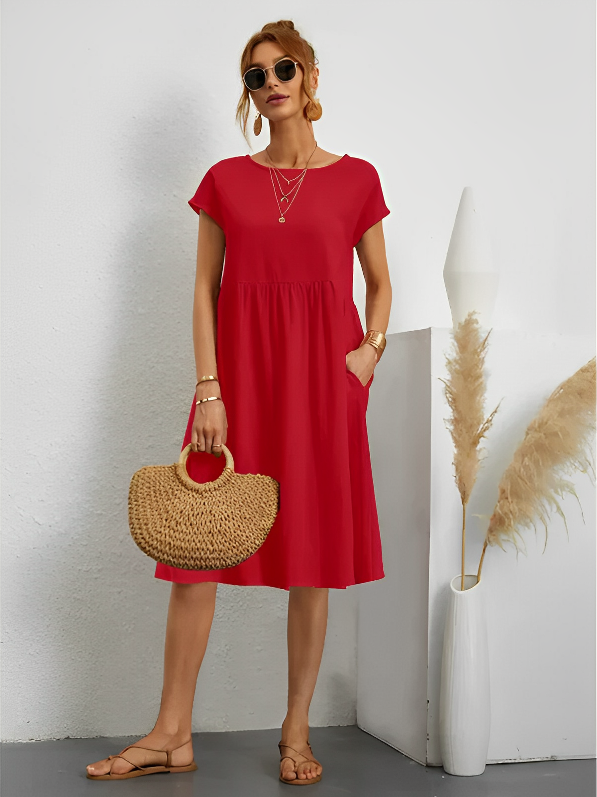 Amira – Elegante Vestido de Verano con Mangas