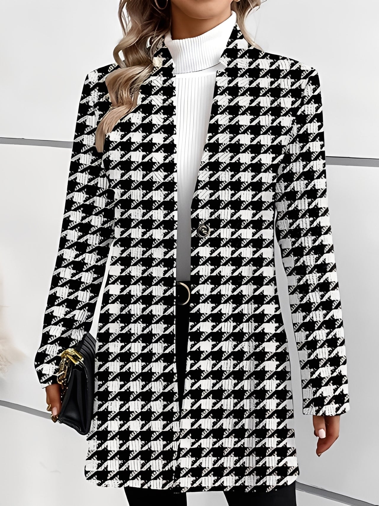 Tiffany - Blazer largo formal y sofisticado para mujeres