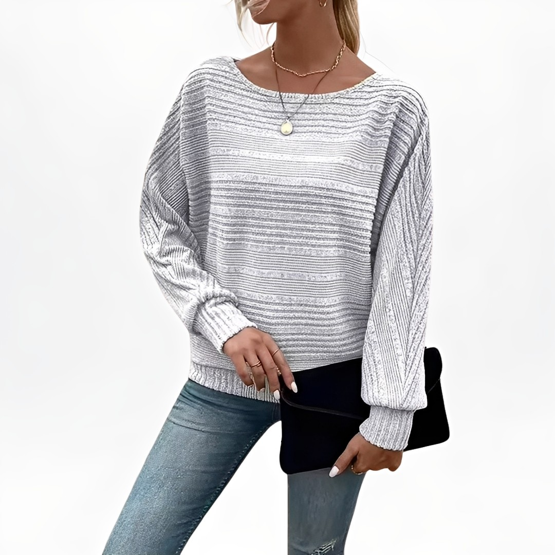 Eleanore - Jersey ancho a rayas para mujer