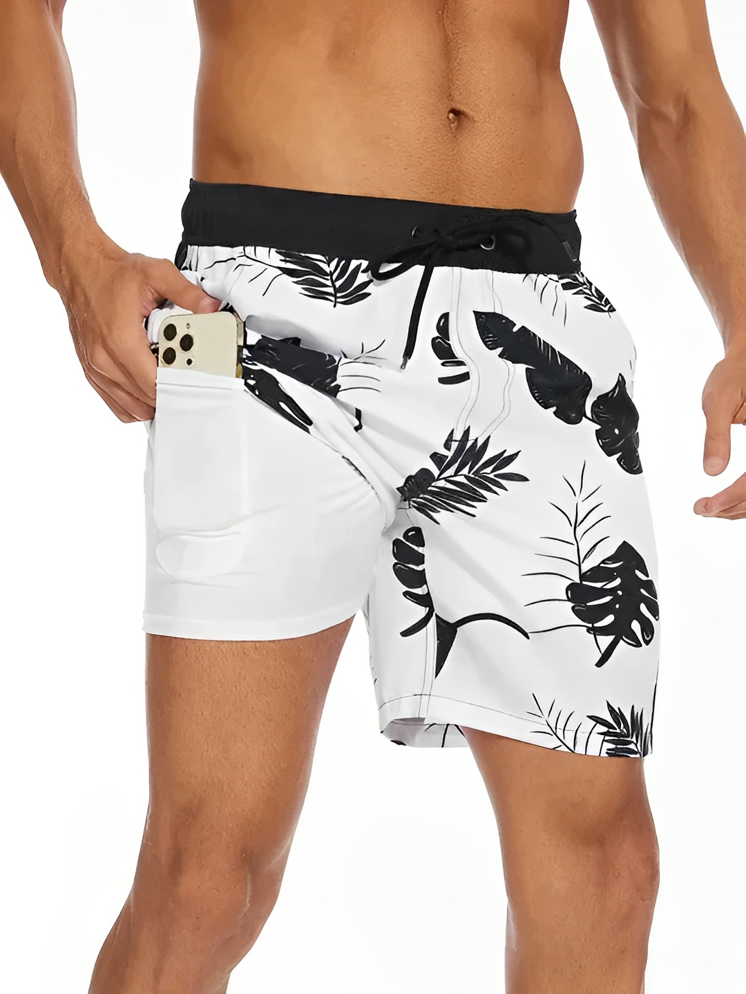 Noah – Pantalones cortos de baño de compresión de secado rápido