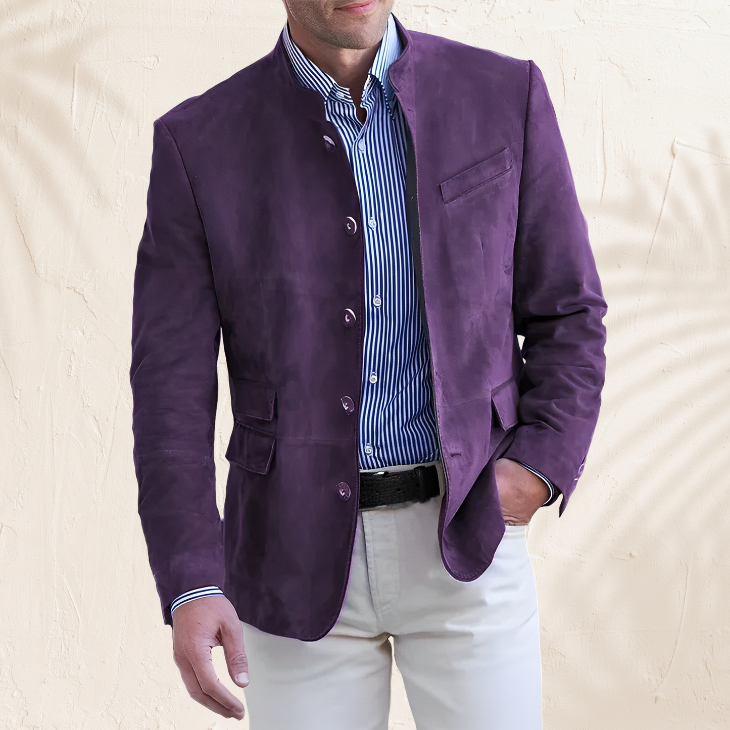 Philip – Chaqueta de otoño con botonadura para hombres
