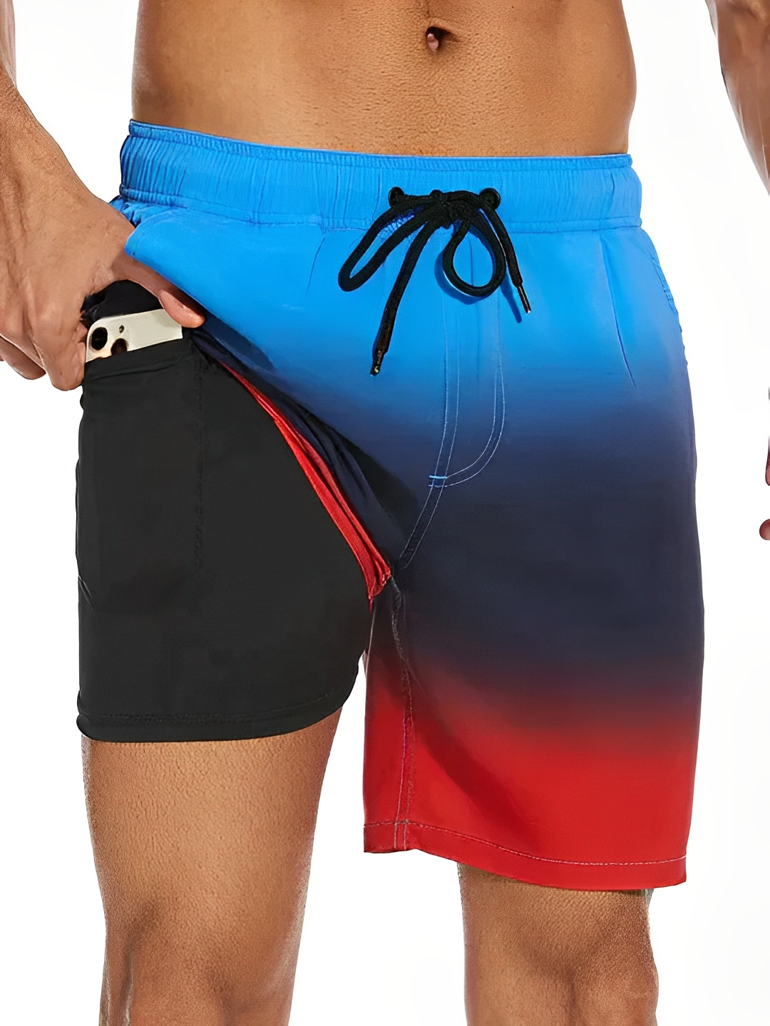 Noah – Pantalones cortos de baño de compresión de secado rápido