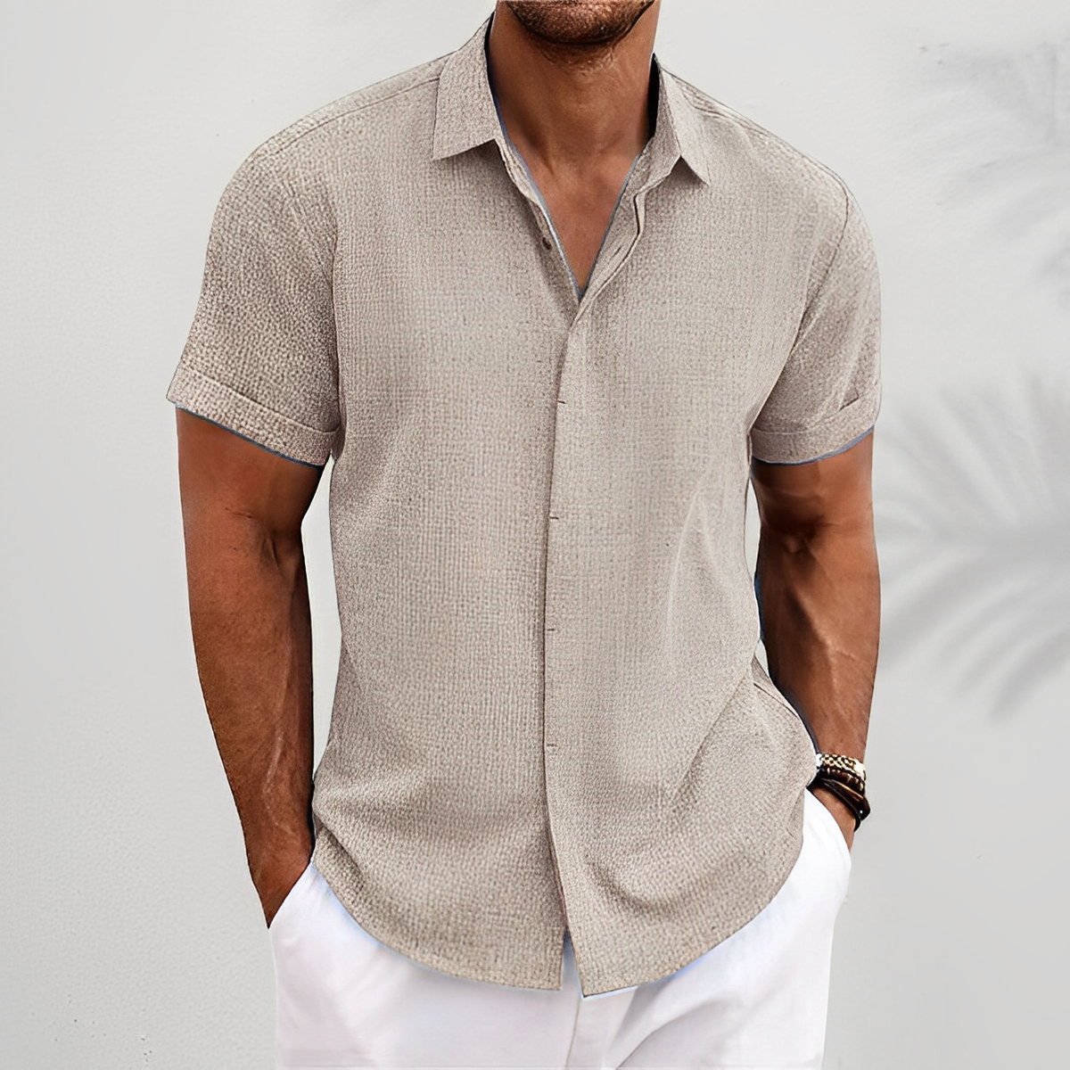 Henrik – Camisa de Hombre con Botones