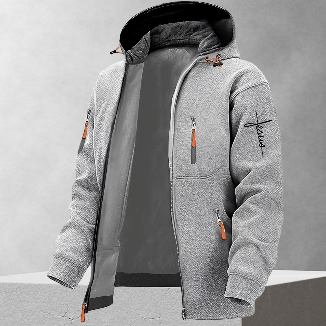 Simon – Elegante chaqueta con capucha para hombres