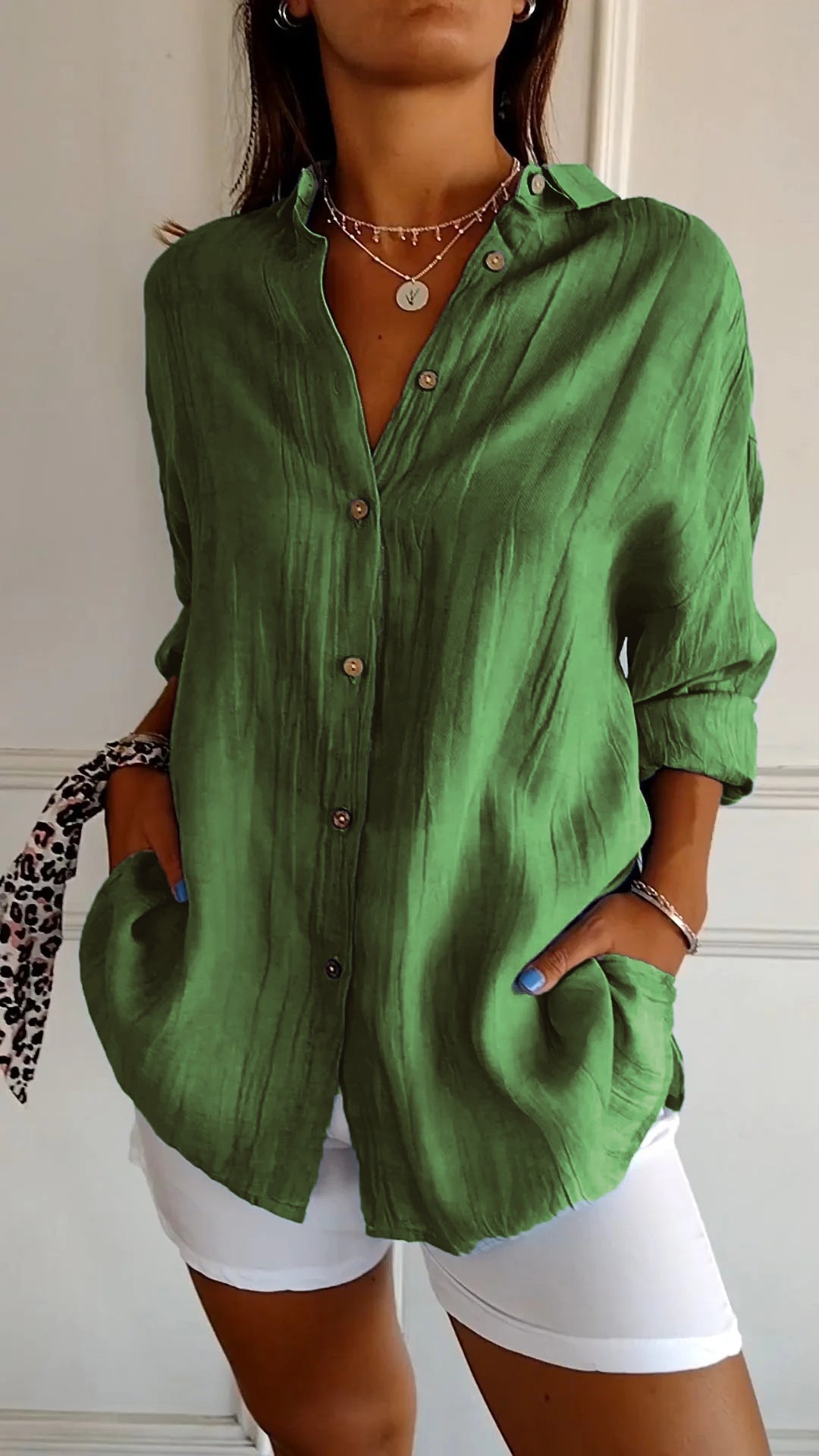 Sofie – Camisa de mujer con botones para el verano