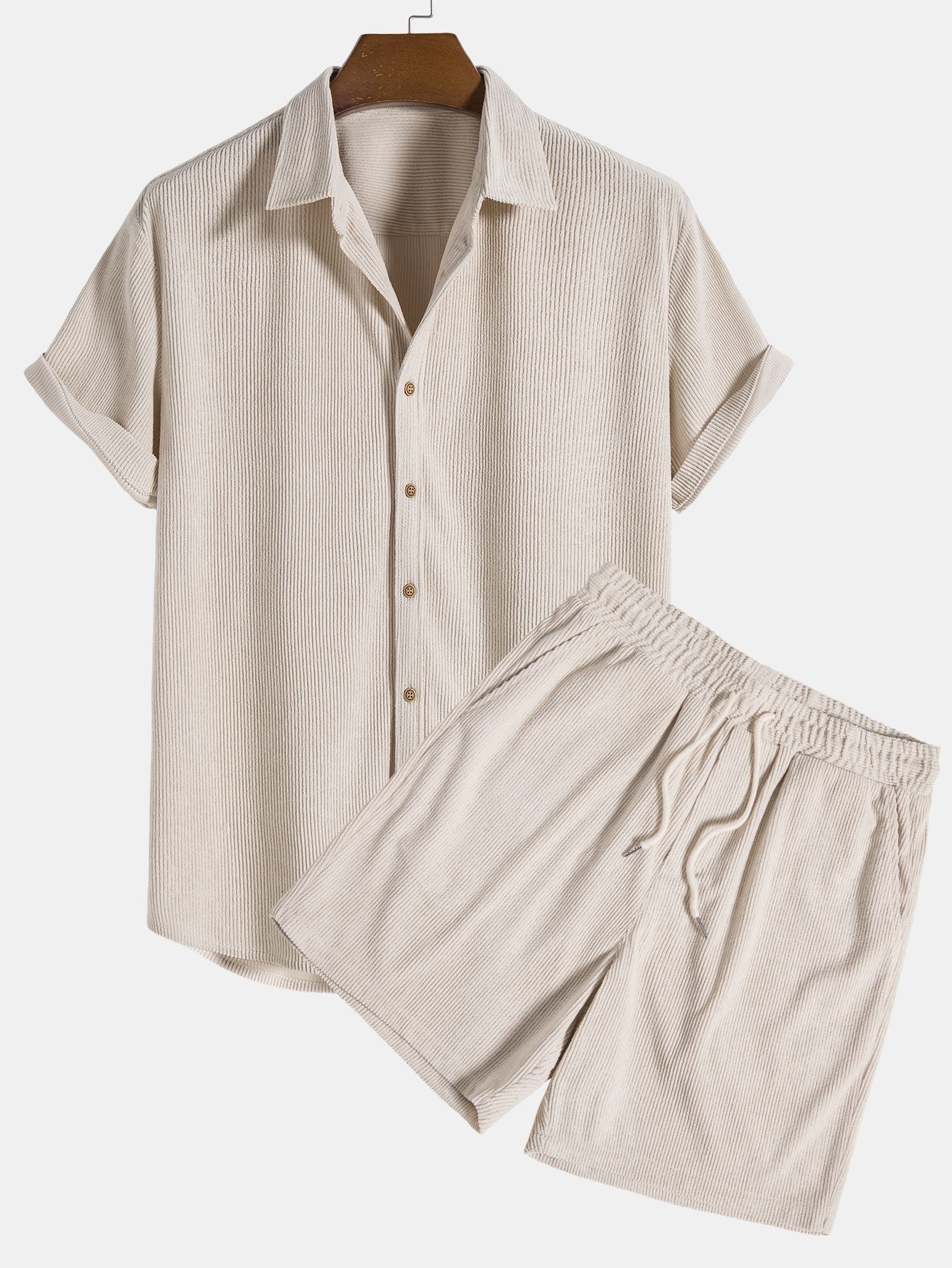 Klaus – Camisa Corta y Conjunto de Shorts con Estructura