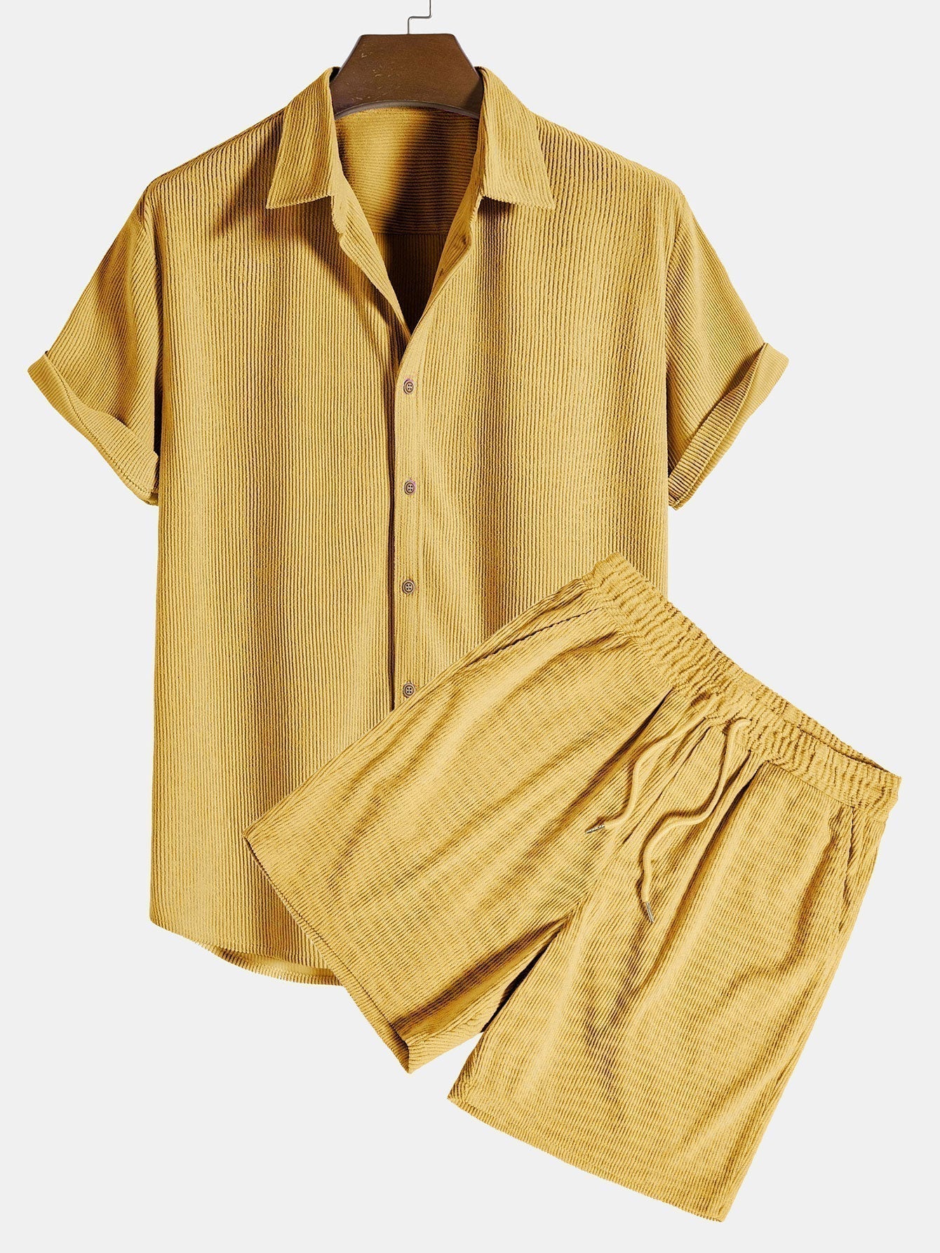 Klaus – Camisa Corta y Conjunto de Shorts con Estructura