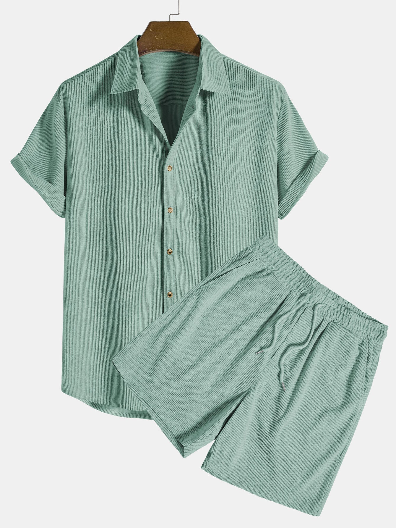 Klaus – Camisa Corta y Conjunto de Shorts con Estructura