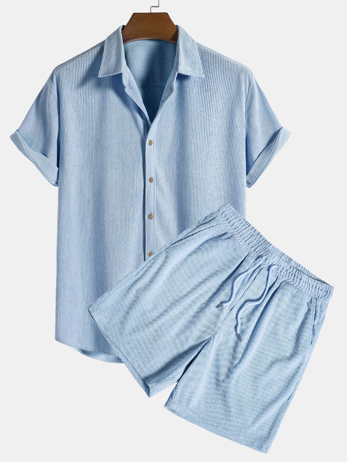 Klaus – Camisa Corta y Conjunto de Shorts con Estructura