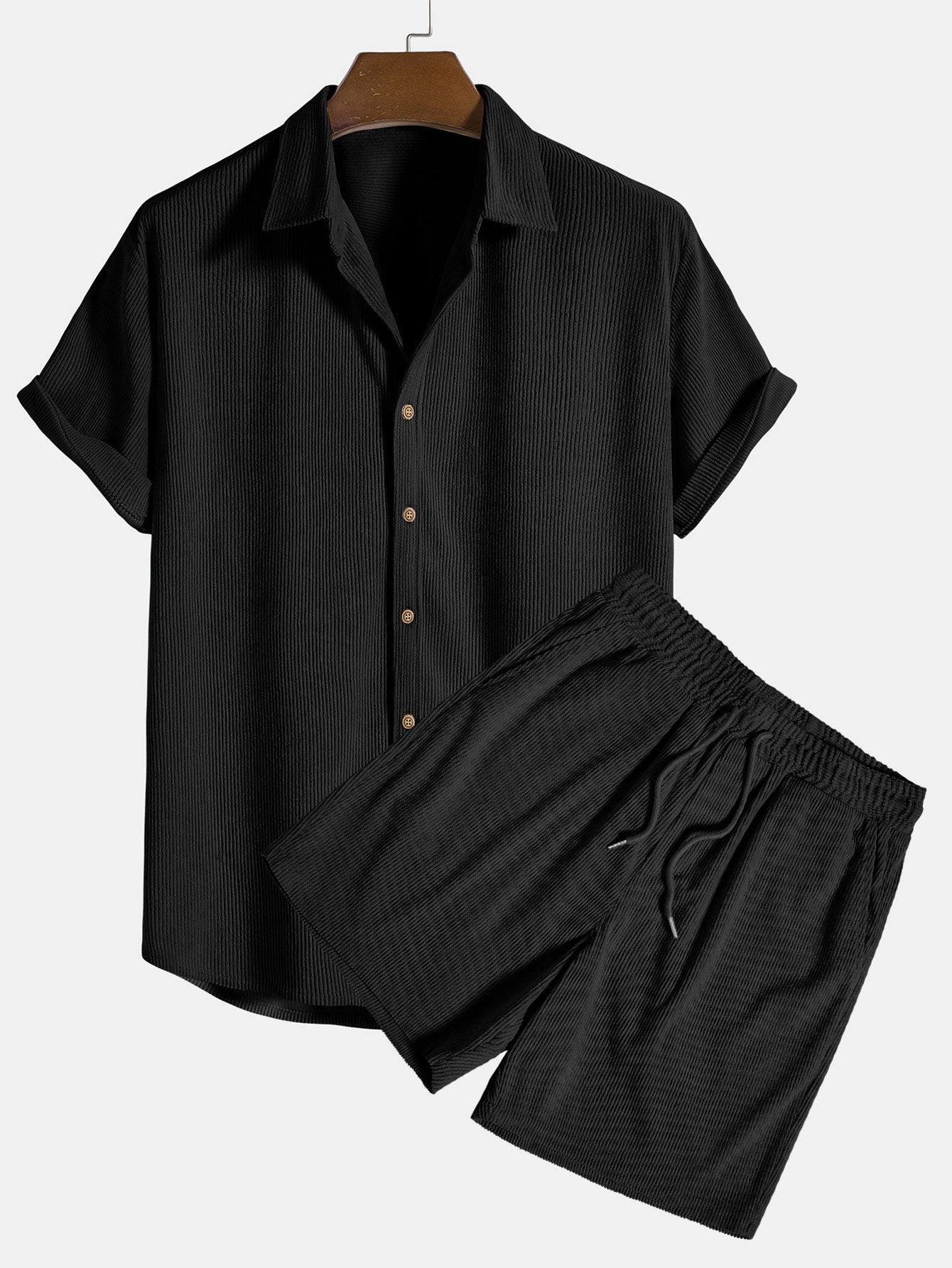 Klaus – Camisa Corta y Conjunto de Shorts con Estructura