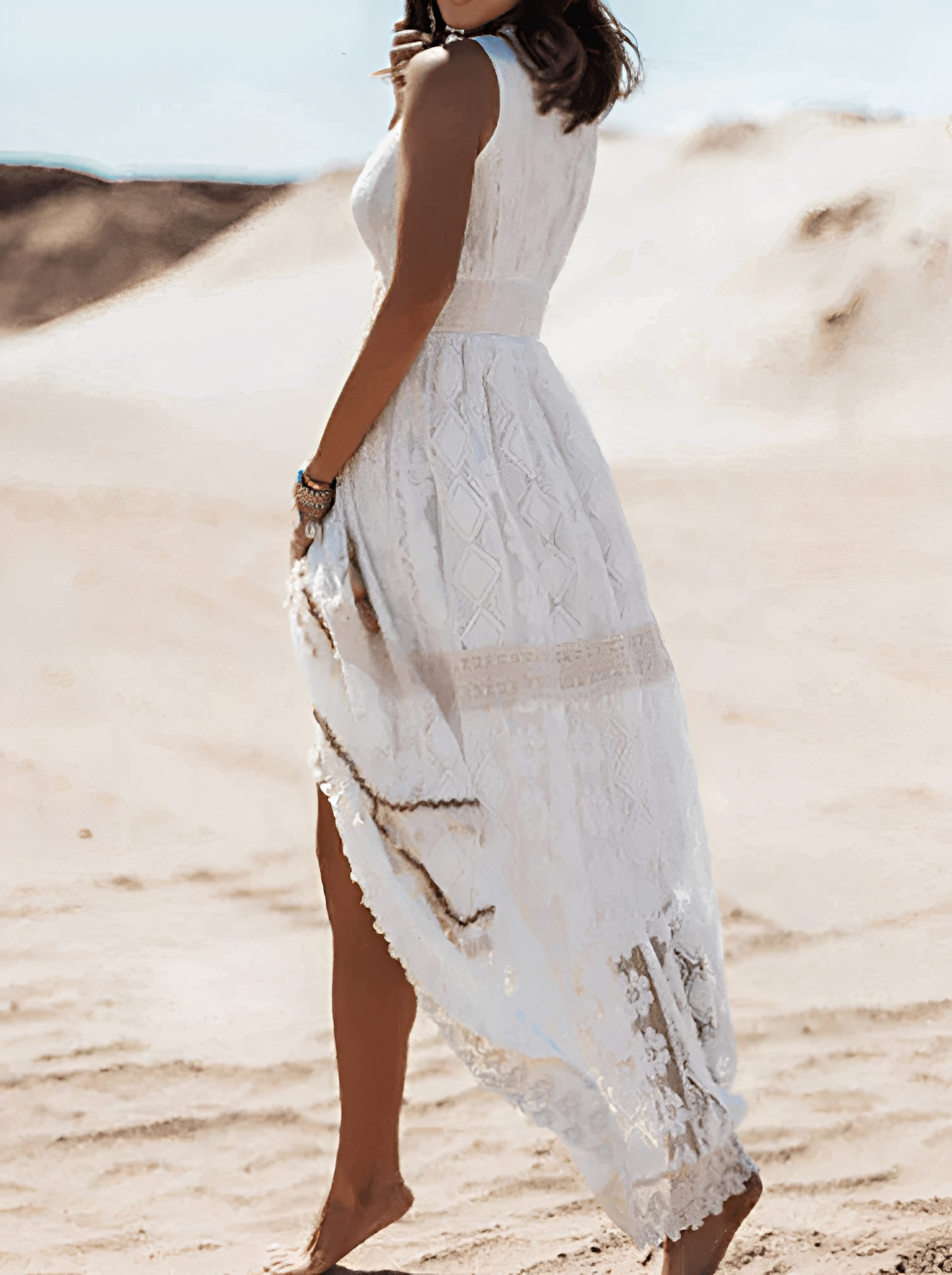 Paige – Vestido de Encaje Boho
