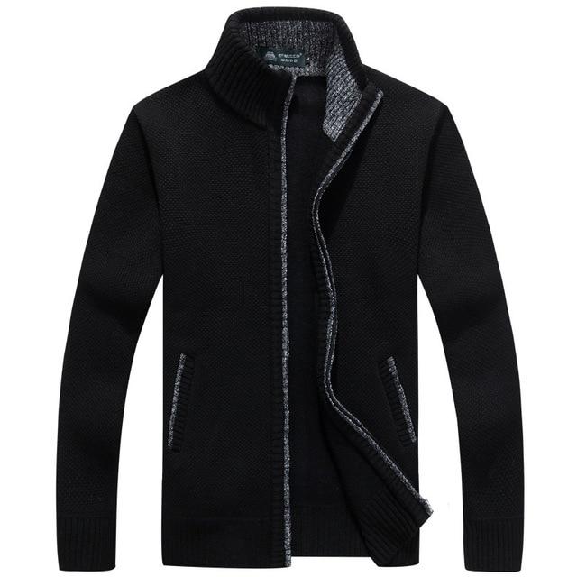 Iker – Chaqueta de punto para hombres con forro polar