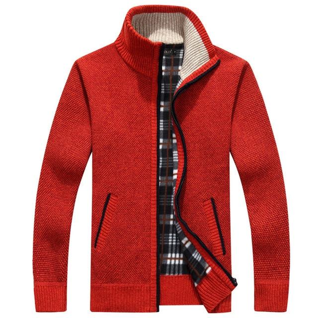 Iker – Chaqueta de punto para hombres con forro polar