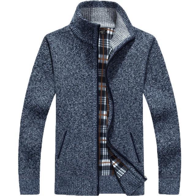 Iker – Chaqueta de punto para hombres con forro polar