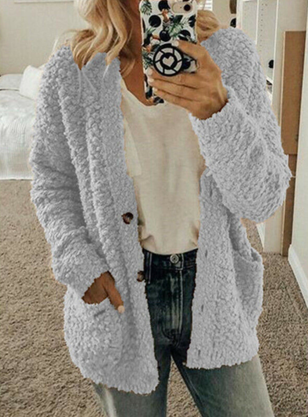 Elaine – Cálida Chaqueta de Punto