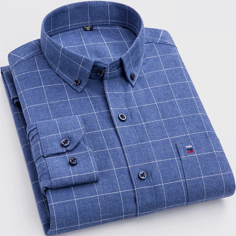 Louis – Camisa de cuadros de algodón