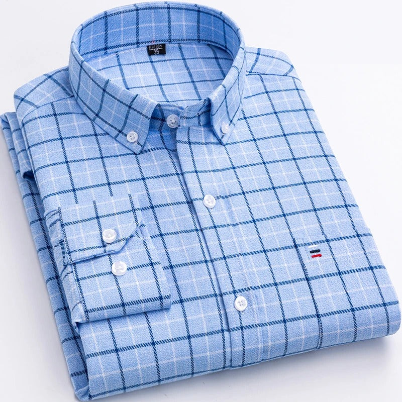 Louis – Camisa de cuadros de algodón