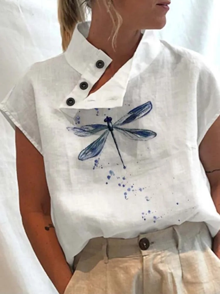 Anna – Blusa Cómoda con Estampado