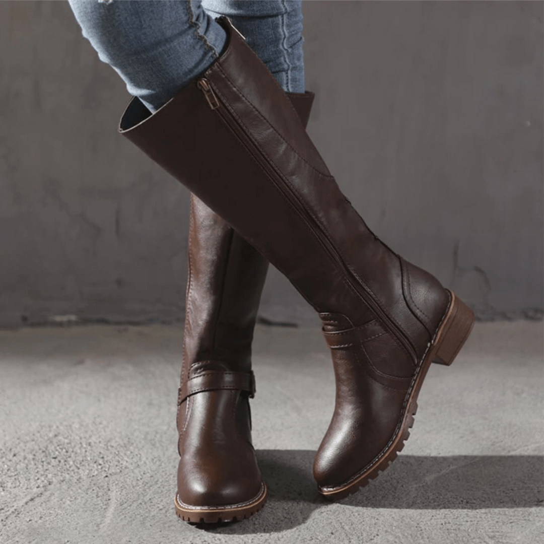 Beatrice – Altas Botas para Piernas Delgadas