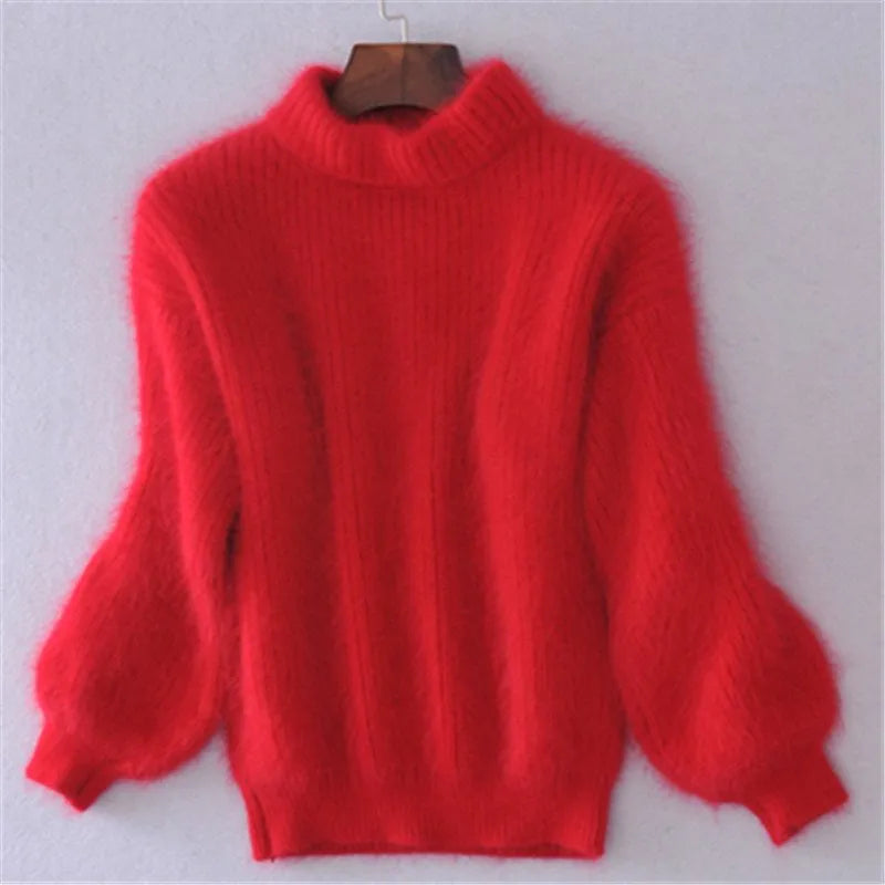 Brenda – Suéter clásico estilo angora